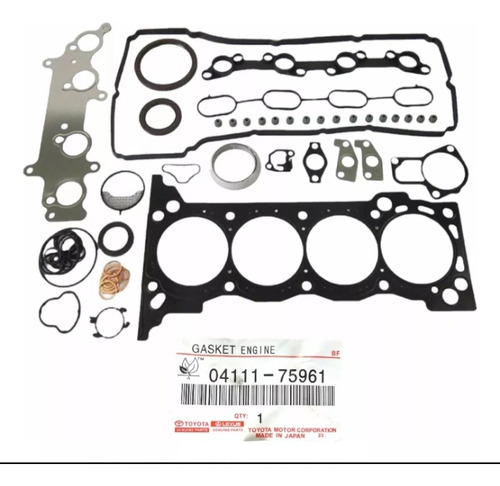 Juego Kit Empacadura Toyota Hilux 2.7 Motor 2trfe Original