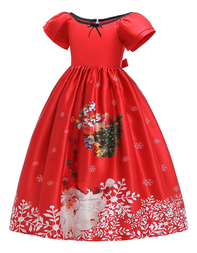 Vestido Para Niñas, Año Nuevo, Navidad, Princesa, Largo, Eur