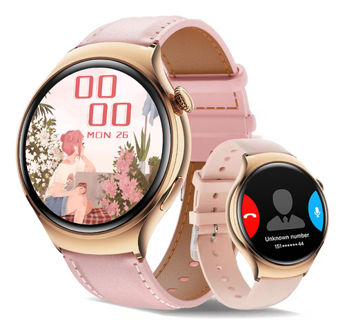 Gps Smartwatch Mujer Amoled Reloj Inteligente Bluetooth Call