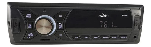 Som automotivo Fujion FJ-408 com USB, bluetooth e leitor de cartão SD