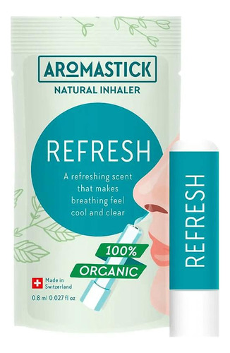 Aromastick Inalador Nasal - Óleos Essenciais Orgânicos