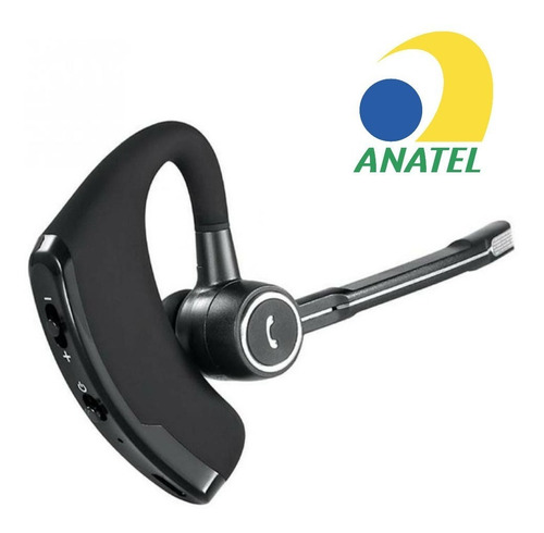 Mini auriculares Bluetooth con micrófono para teléfonos celulares, color negro, color claro, azul
