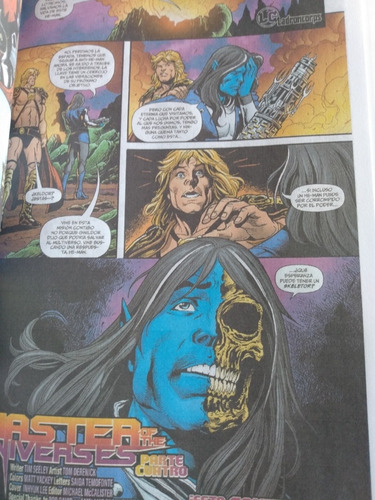 Imagen 4 de 5 de Libro Cómic Heman Y Los Amos Del Multiverso Español Pasta