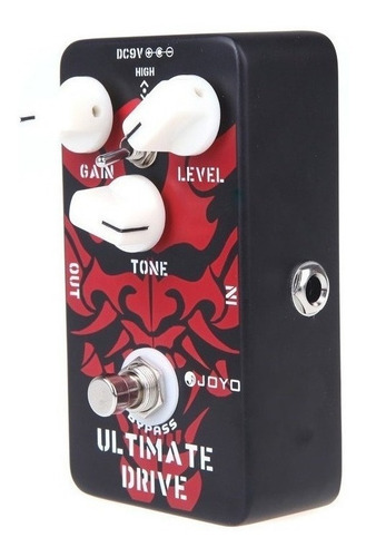 Imagen 3 de 5 de Pedal de efecto Joyo Vintage Ultimate Drive JF-02 negro