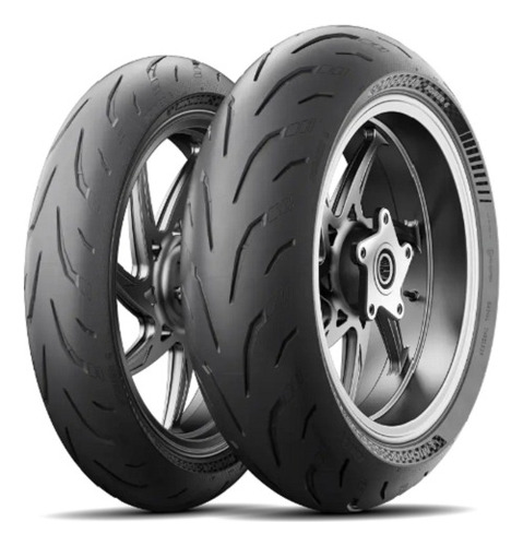 Par Pneus Michelin Power 6 120/70-17 E 200/55-17 Bmw Ducati