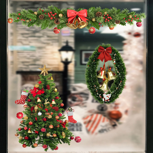 Pegatinas De Pared Navideñas Hd Para Decoración Del Hogar, L