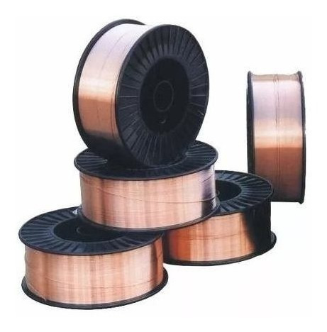 Imagen 2 de 5 de Alambre Para Soldadora Lusqtoff Mig Rollo X 5kg - 0.6mm