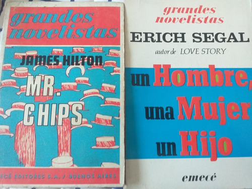 2 Novelas  Romantivas. Mr Chips / Un Hombre 1 Mujer 1 Hijo