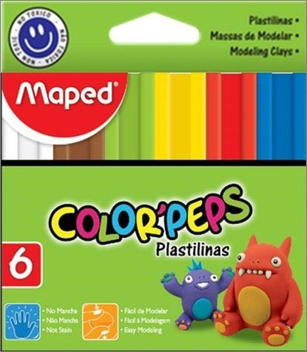 Maped - Plastilina X6 Colores Surtidos