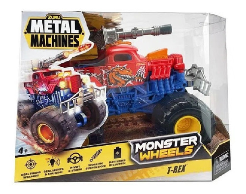 Monster Truck Wars T Rex Metal Machines Candide 8709