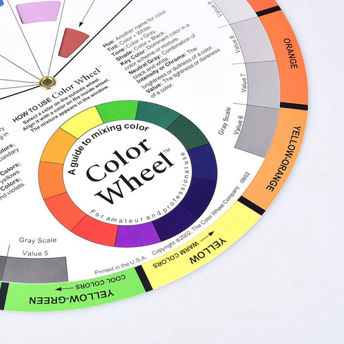 Guías De Mezcla De Colores, Juego De 2 Juegos De Ruedas De C