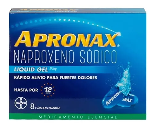 Apronax Liquid Gel Dolor X 8 Capsu - Unidad a $2215