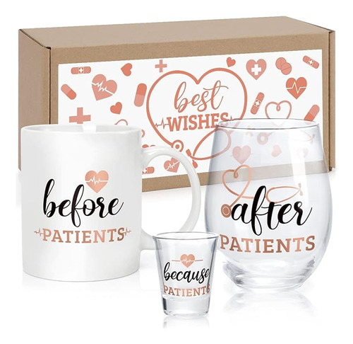 Before Patients After Patients Set Nurse Gifts 11 Onzas 18 O