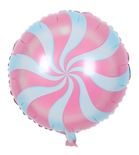 Globo Metalizado Caramelo Candy Bar Rosa 42 Cm Pack X 2 Unid