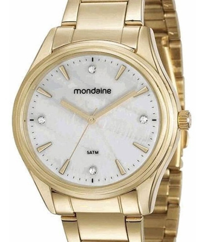 Relógio Mondaine Feminino Dourado 53568lpmvde2