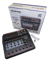 Comprar Mesa De Som 6 Canais Bluetooth Interface Gravação Usb Mc6bt 