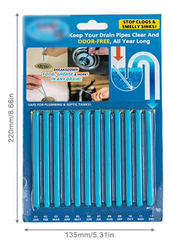 Imagem 10 de 10 de 36pcs Sani Stick Desentupidor De Pias&ralos