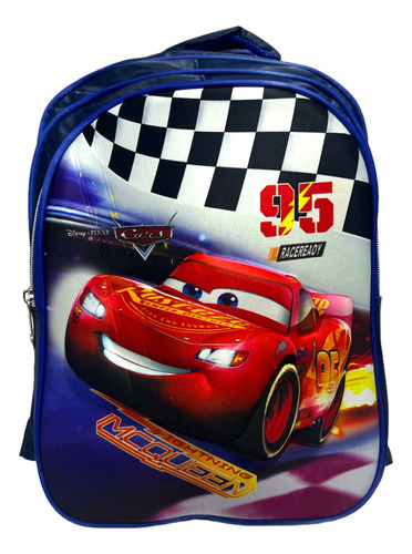 Mochila Cars Rayo Mcqueen Primaria Colonia Club Unicas