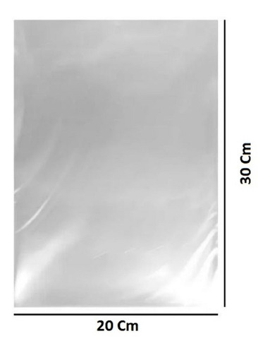 100 Uni Embalagem Transparente 20x30 Virgem