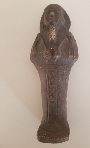 Espectacular Ushebti  Traído De Egipto De 15 Cm A82