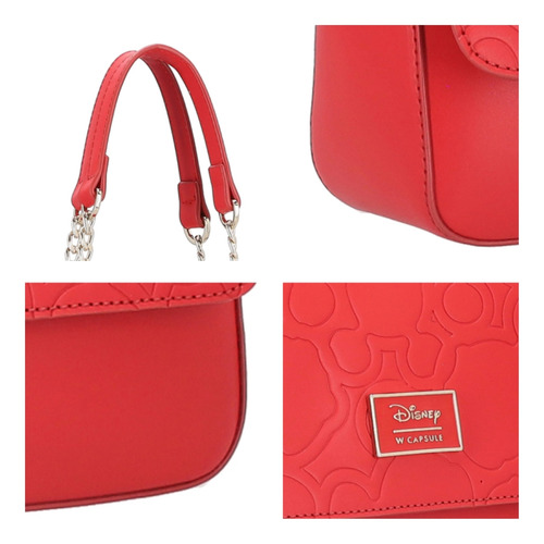 Bolsa Cross Body Para Mujer W Capsule Rojo Hbmorwen5cw