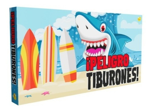 Juego De Mesa Peligro Tiburones Yuyu Original Niños +5 Años
