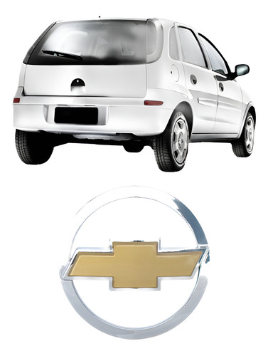 Emblema Tampa Traseiro Porta Malas Gm Corsa Hatch 06/12