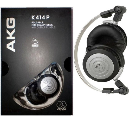 Fone de ouvido on-ear AKG K414 P preto