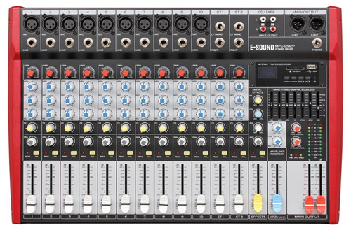 E Sound Consola Potenciada Mpx1202p Rosario