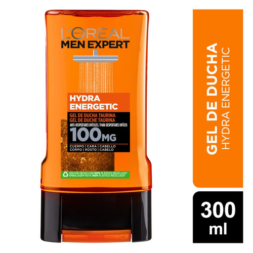 Gel De Ducha Hydra Energetic Para Hombres L'oréal Men Expert