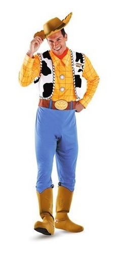 Disfraz Para Adulto De Woody Toy Story Talla Xxl Halloween