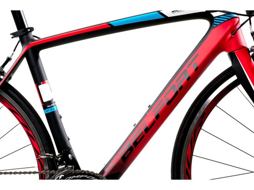 Bicicleta Belfort Rennes Carbon Apex R700 56 Negro Rojo 2022 Tamaño del cuadro 56
