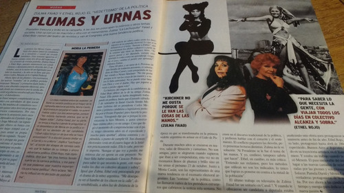 Revista Veintitres Nª 374 Año 2005 Ethel Rojo Politica 