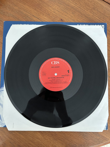 Say You Will. Mick Jagger 12 Maxi. Nm. 10 Puntos Remix (Usado)