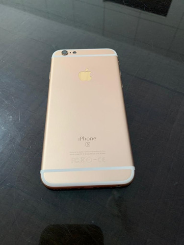 Carcaça iPhone 6s Dourado Com Flex De Botões