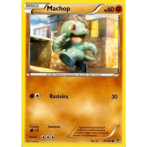 2x Machop - Pokémon Físico Comum 47/101 - Pokemon Card Game