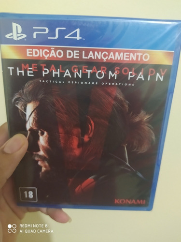 Metal Gear Phantom Pain Ps4 Lacrado Física