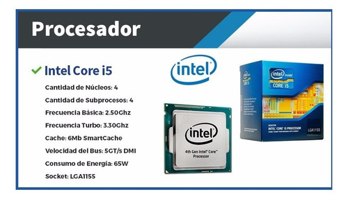 Imagen 3 de 6 de Computadoras Nuevas Completas Pc Intel I5 4gb 1tb O Ssd - Pc Escritorio