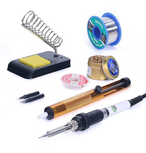 Imagen 1 de 9 de Kit Soldador De Estaño Yihua Profesional Lápiz Eléctrico