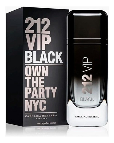 Perfume 212 Vip Black Masculino 100Ml Carolina Herrera