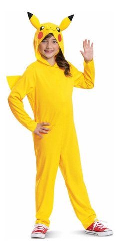 Disfraz Pokemon Pikachu Talla M Marca Disguise Unisex