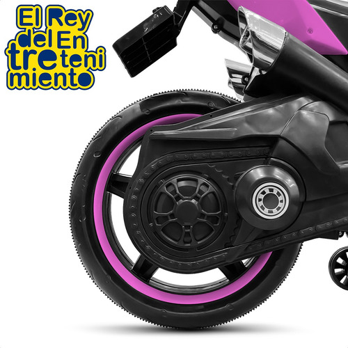 Imagen 6 de 7 de Moto A Batería Con Ruedas Luces Música Y Usb El Rey