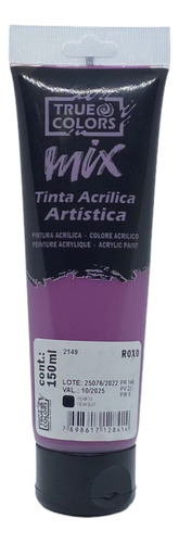 Tinta Acrílica Artistica Mix True Colors 150ml 2149 Roxo Tru