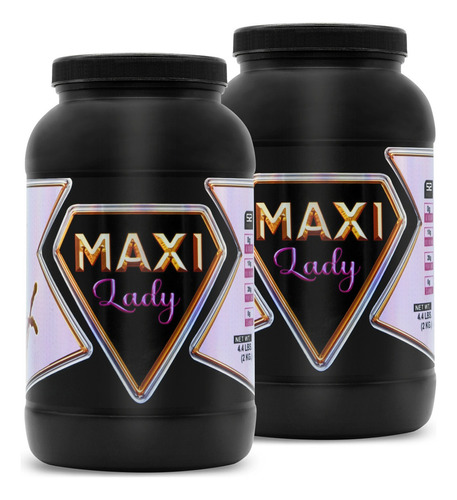 Proteína + Colágeno Hidrolizado Maxi Lady 2 Kg C/u 2 Piezas Sabor Capuccino