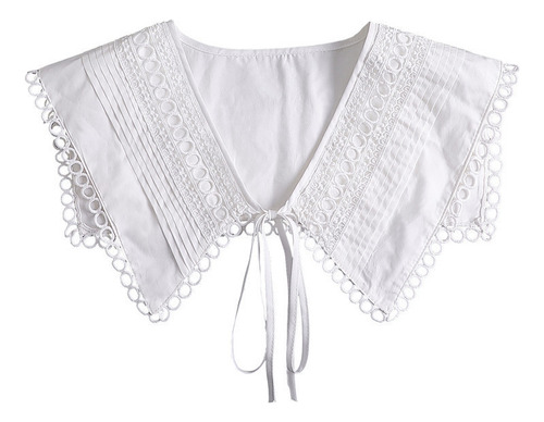 Decoración De Cuello Falso Blanco De Moda Para Mujer.