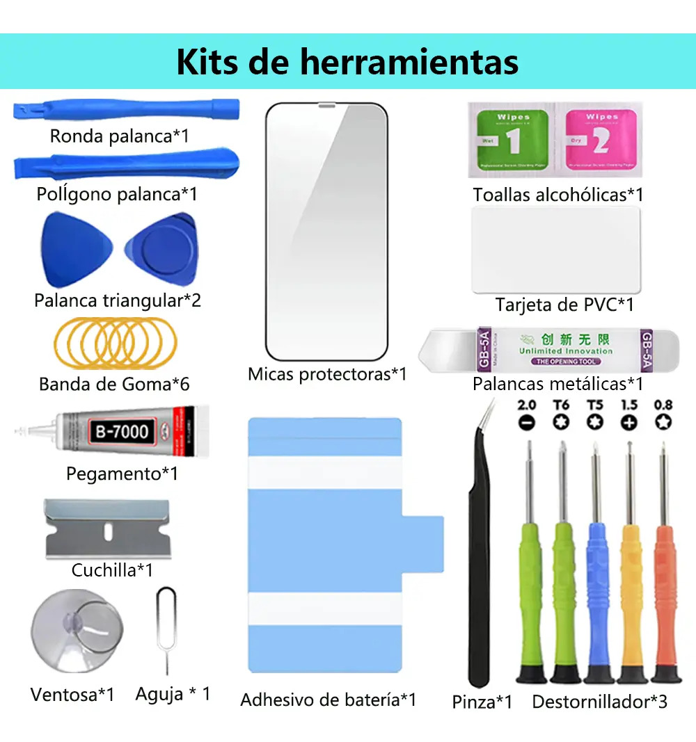 Batería Pila Para Oppo A38 CPH2579 BLPA19 Con Kit De Reemplazo