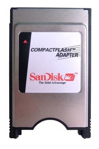 Leitor Adaptador Pcmcia Compact Flash Cf Sandisk