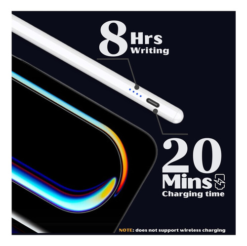 Pen De Lápiz Óptico Para iPad Air-mini-pro, 2x Lápiz De (1ra