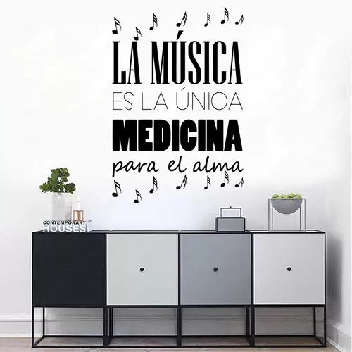 Vinilos decorativos paredes frases música