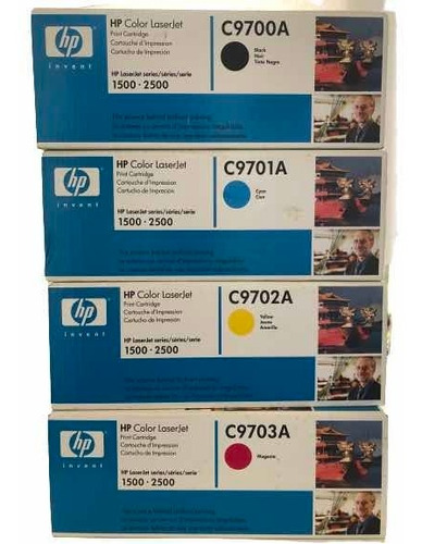 Toner Hp C9701a Impresora 1500  2500 Azul Original Verificab